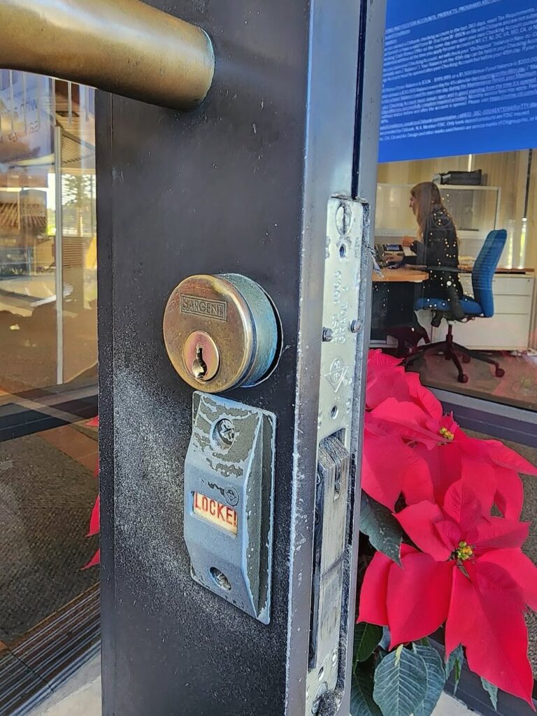Commercial front door lock